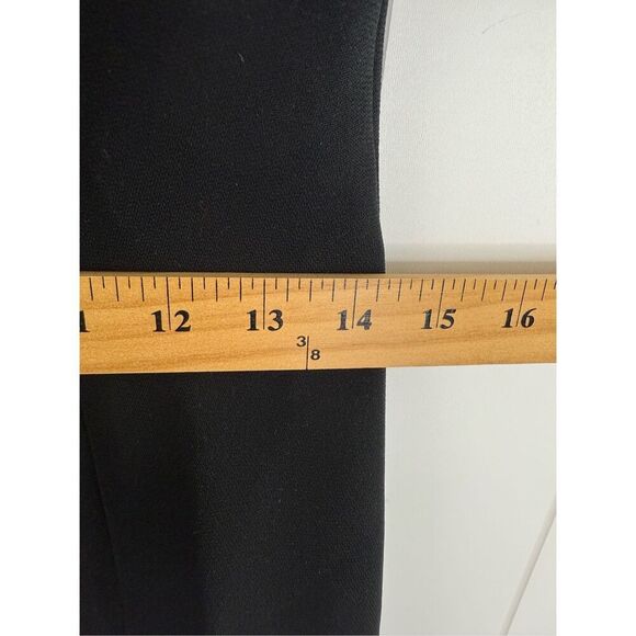 Vintage Shani Black Business Career Dress Modest‎ USA Made Size 6 - Picture 4 of 7